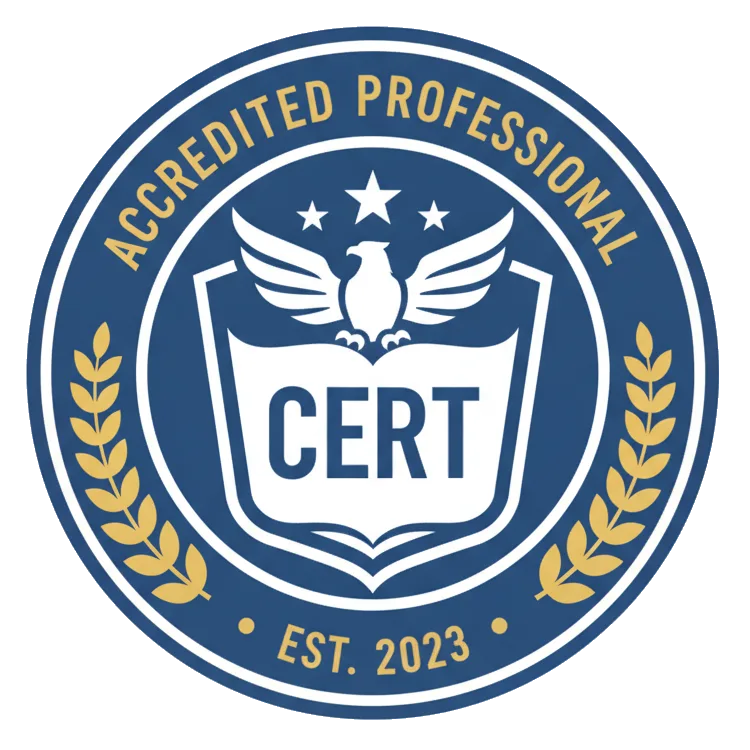 Certification badge