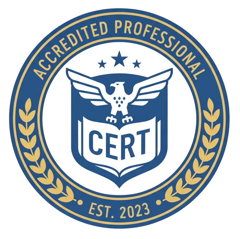 Certification badge