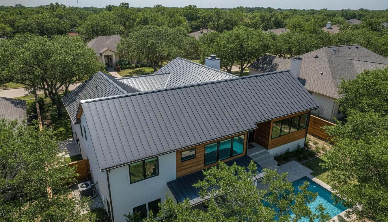 Completed project aerial view