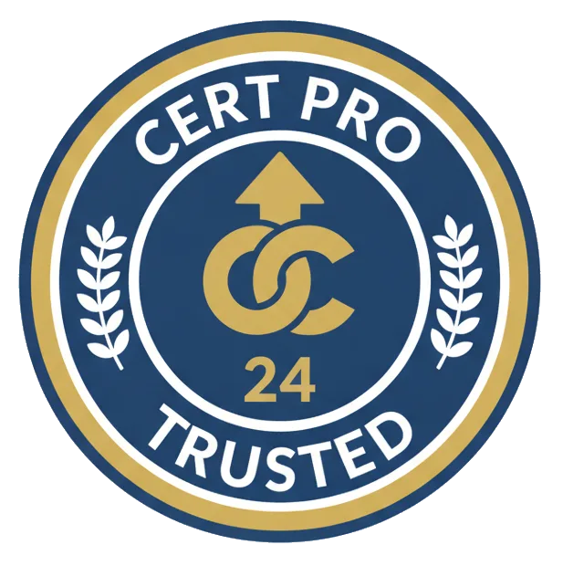 Certification badge