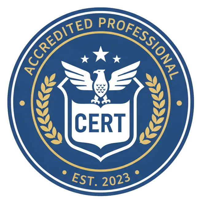 Certification badge