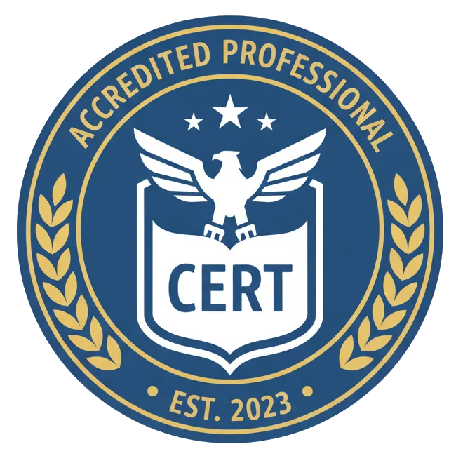 Certification badge