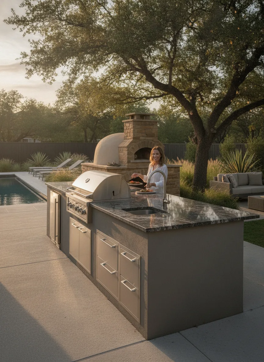 Outdoor living space
