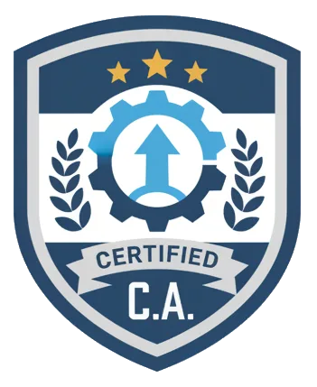 Certification badge