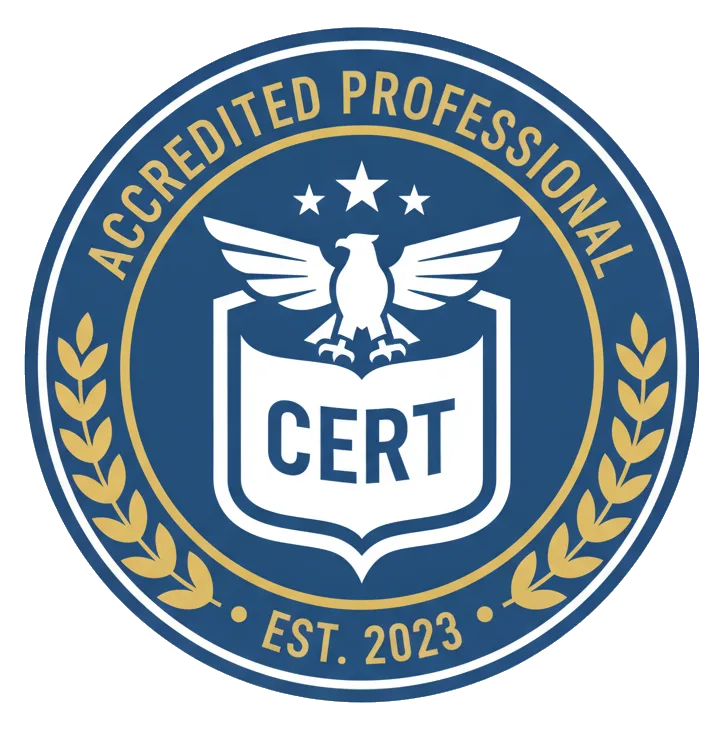 Certification badge