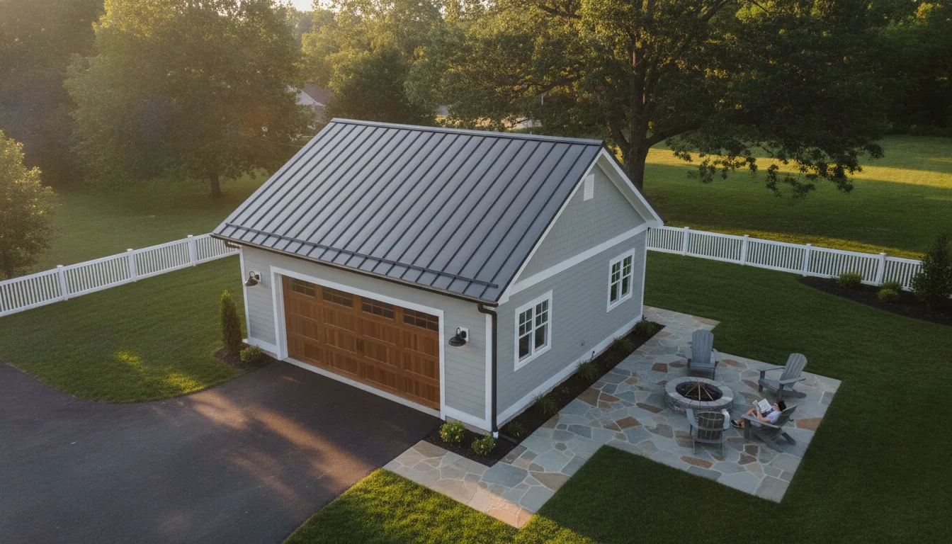Completed project aerial view