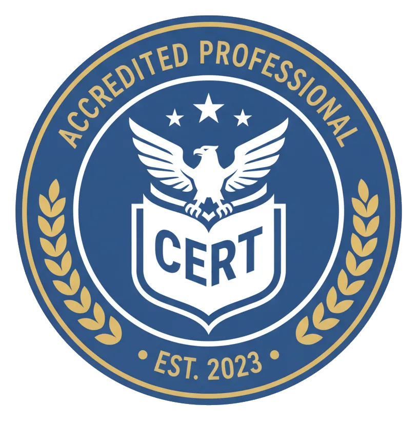 Certification badge