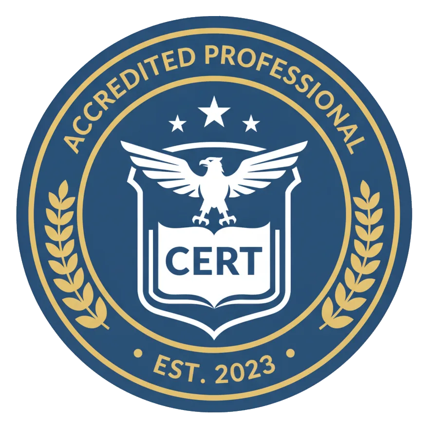 Certification badge