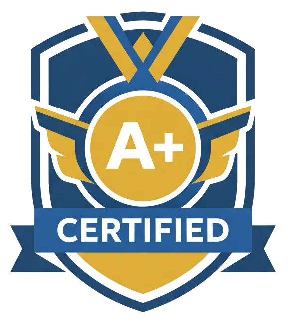 Certification badge